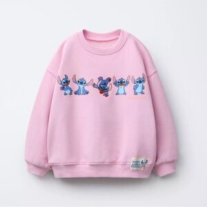 ZARA LILO & STITCH DISNEY PRINTED SWEATSHIRT